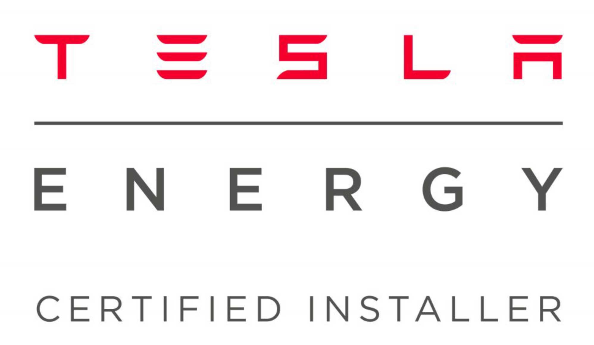 Tesla Energy Certified Installer logo